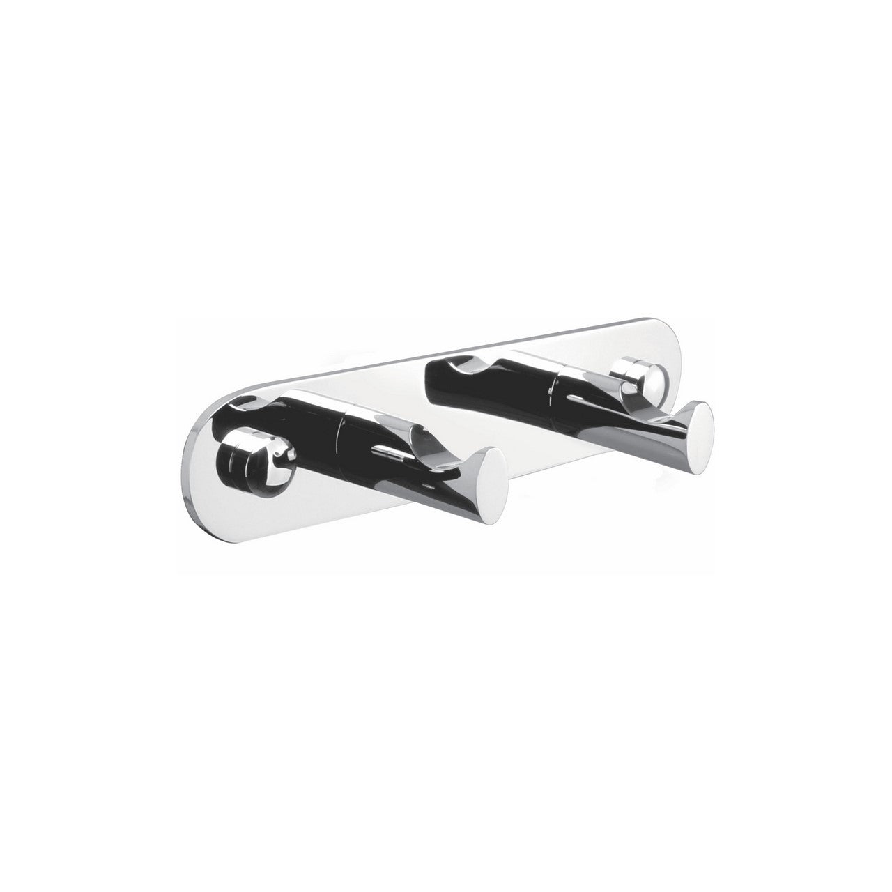 Aqua Rondo by KubeBath Robe Hook With 2 Hooks – Chrome