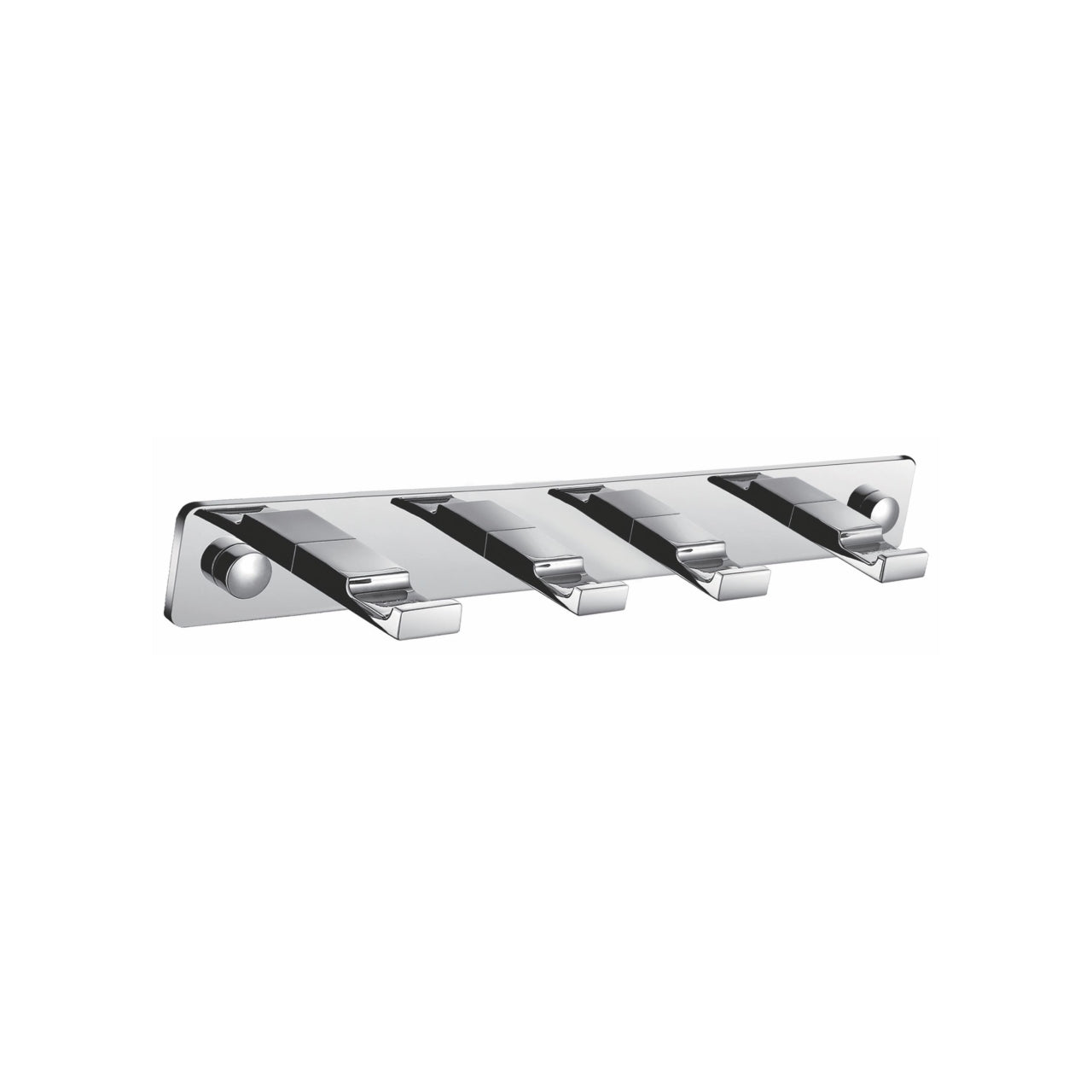 Aqua Piazza Robe Hook With 4 Hooks – Chrome