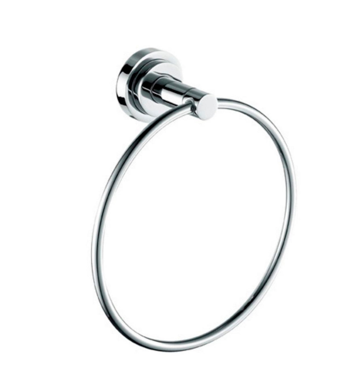 Aqua Rondo Towel Ring – Chrome