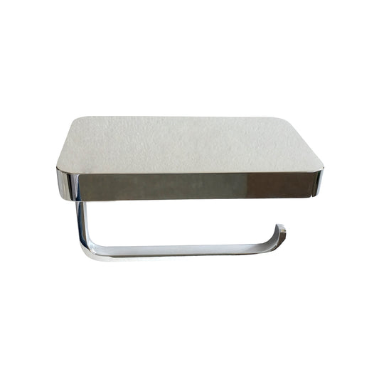 Aqua PLATO Toilet Paper Holder W/ Shelf – Chrome