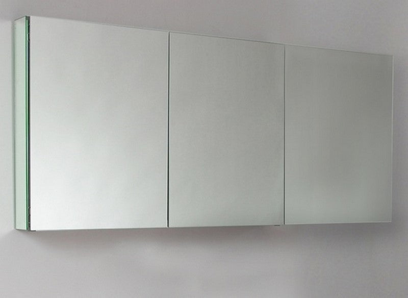 60″ Wide Mirrored Bathroom Medicine Cabinet