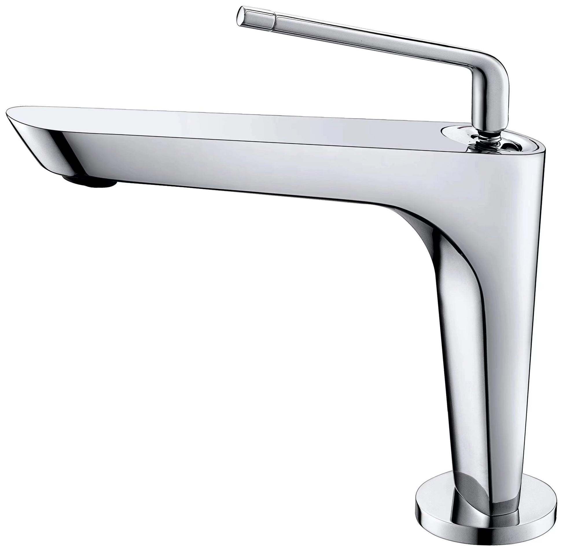 Aqua Saggio by KubeBath Single Lever Bathroom Vanity Faucet – Chrome