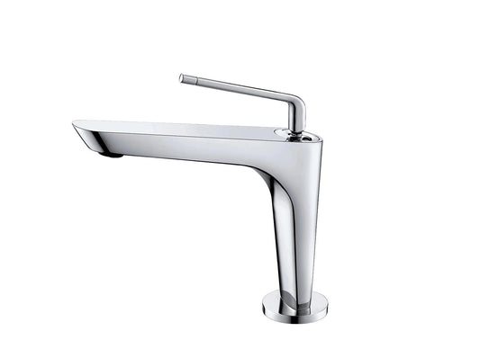 Aqua Saggio by KubeBath Single Lever Bathroom Vanity Faucet – Chrome