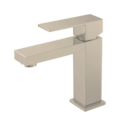 Aqua Kubo Single Lever Bathroom Vanity Faucet – Brushed Nickel