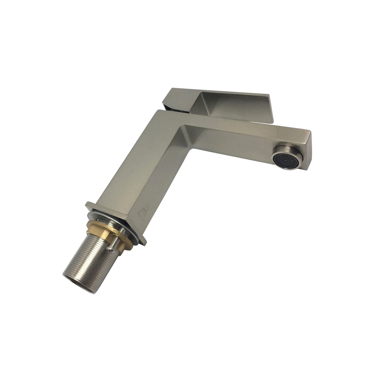 Aqua Kubo Single Lever Bathroom Vanity Faucet – Brushed Nickel