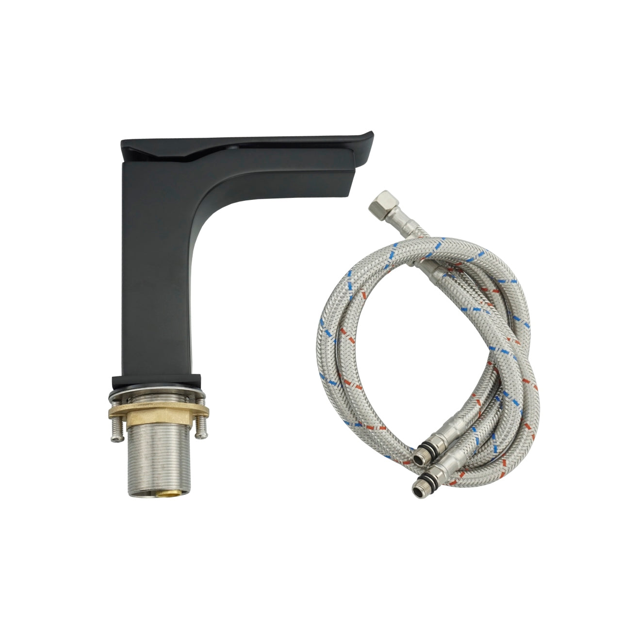 Aqua Cascata Single Lever Bathroom Vanity Faucet – Matte Black