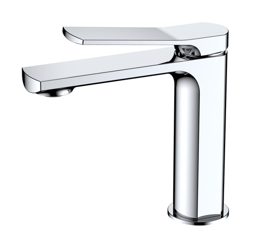 Aqua Balli Single Lever Bathroom Vanity Faucet – Chrome
