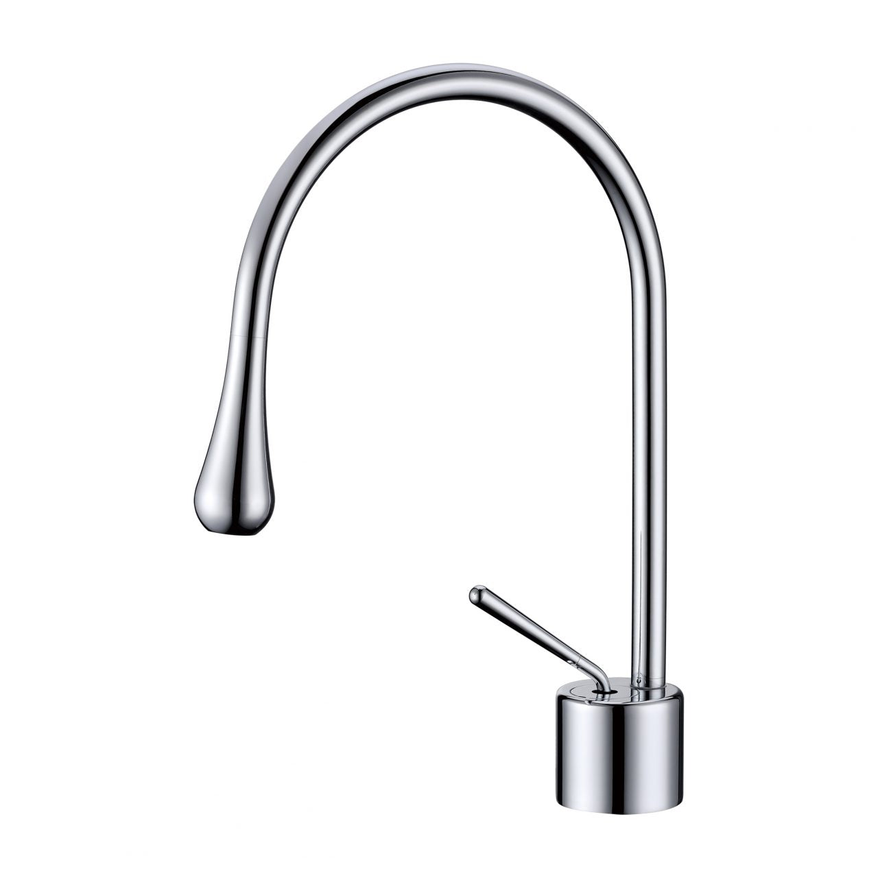 Aqua Infinity Single Lever Bathroom Vanity Faucet – Chrome