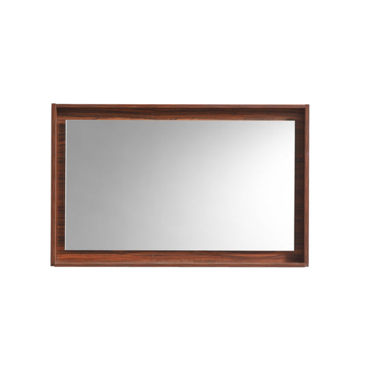 40″ Wide Mirror w/ Shelf – Walnut