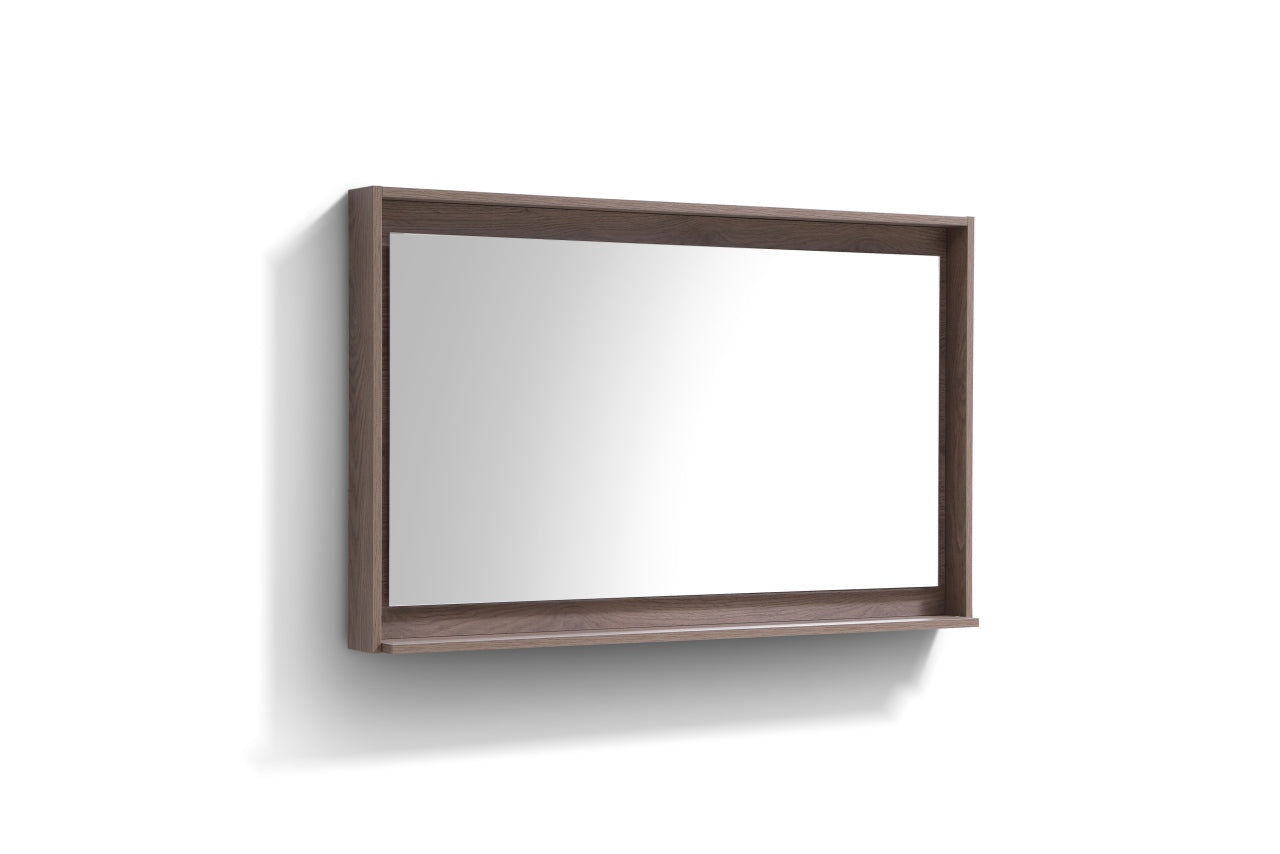 48″ Wide Mirror w/ Shelf – Butternut