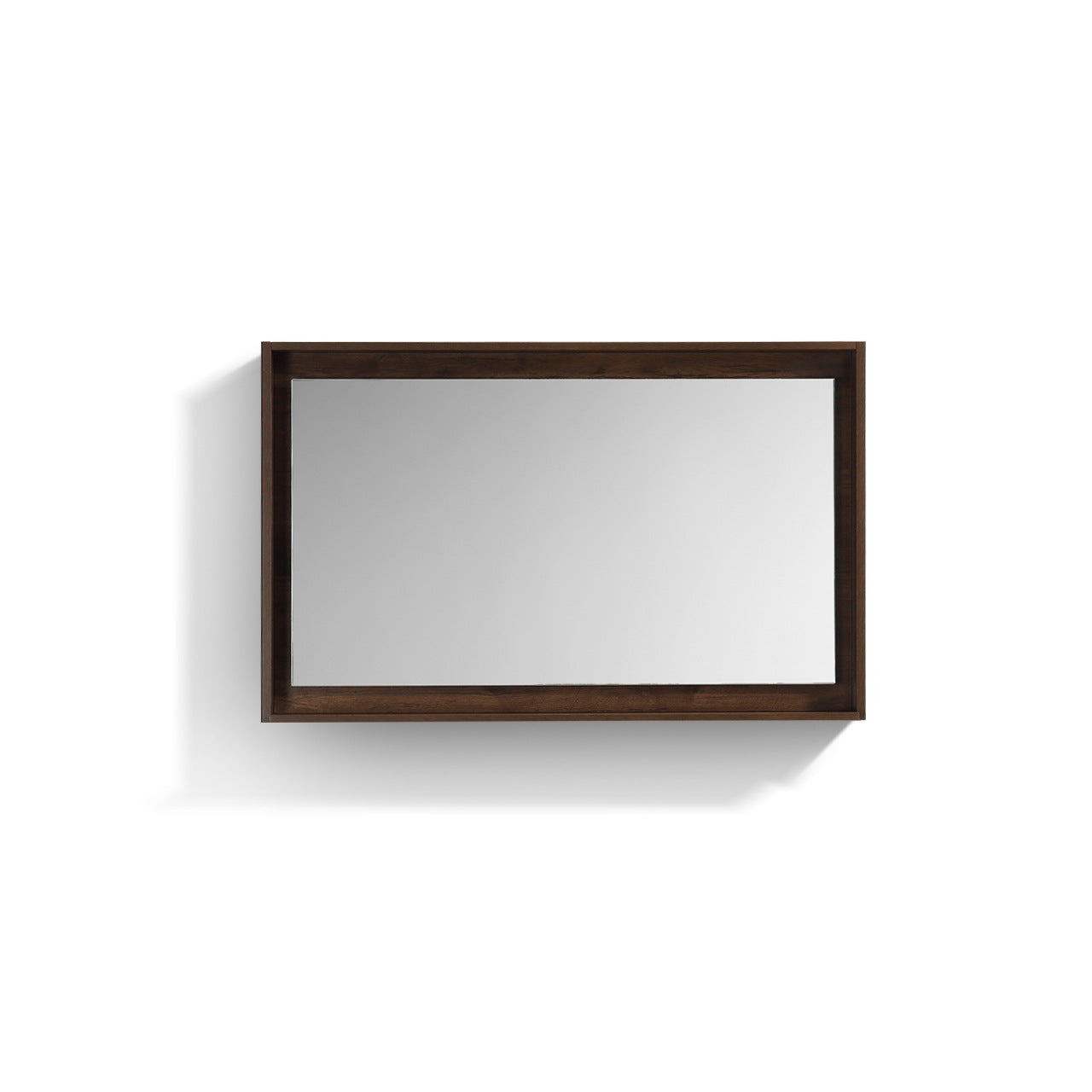 48″ Wide Mirror w/ Shelf – Rosewood