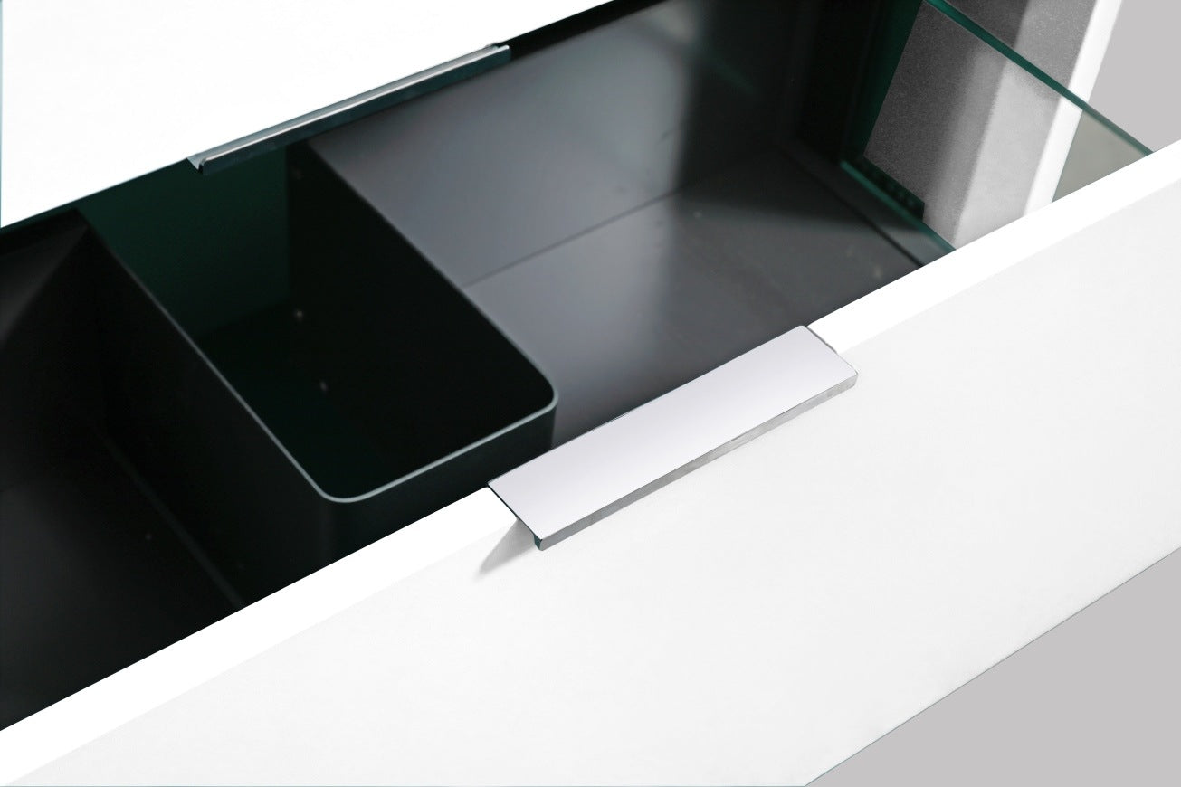 KubeBath 48″ Single Sink Nudo Modern Bathroom Vanity in High Gloss White Finish