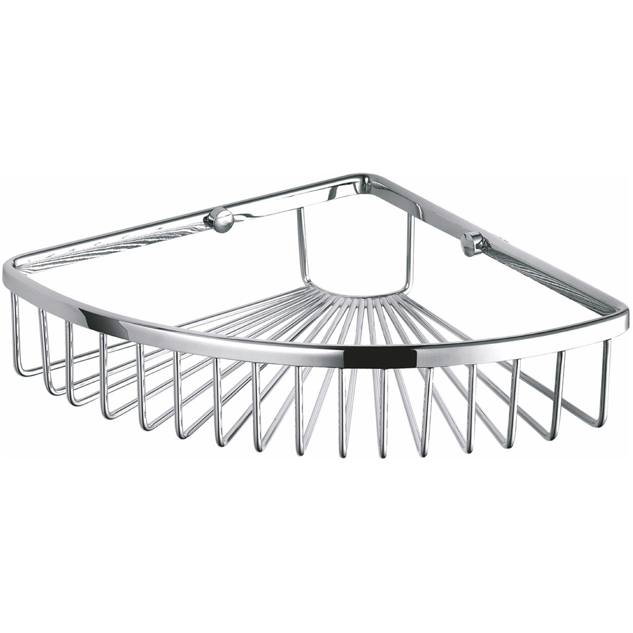 Kube Single Corner Wire Basket – Chrome