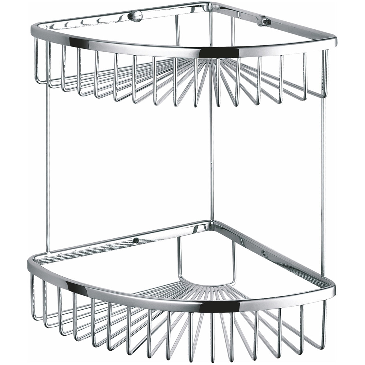 Kube Double Tier Corner Wire Basket