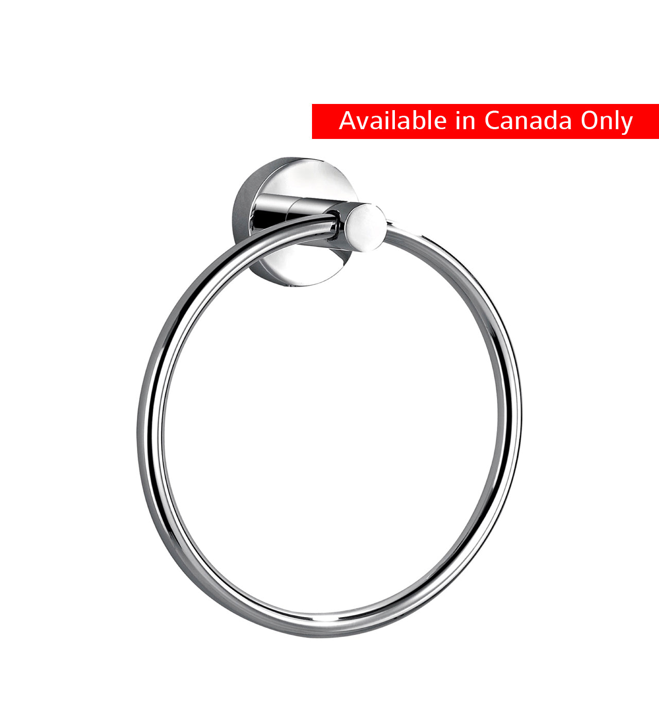 Aqua Rondo by Kubebath Towel Ring – Chrome