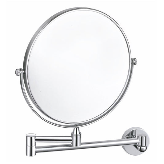 Aqua Rondo by KubeBath Two-Sided Swivel Wall Mount Mirror – Chrome