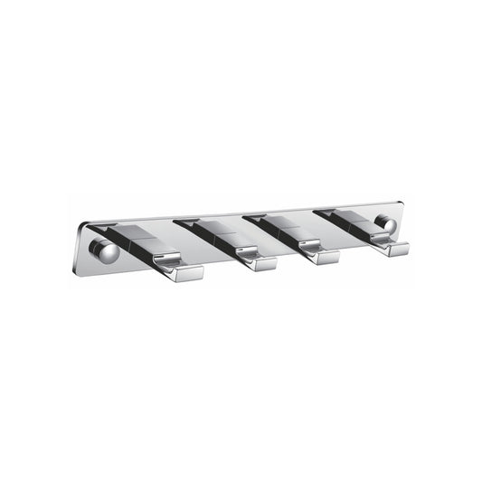 Aqua Piazza Robe Hook With 4 Hooks – Chrome