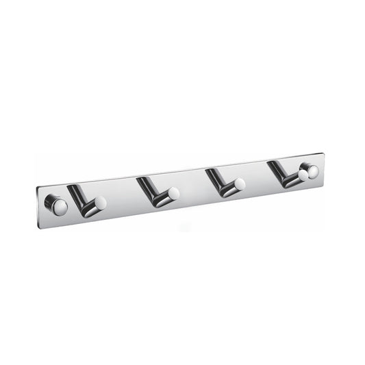 Aqua Chiaro Robe Hook W/ 4 Hooks – Chrome