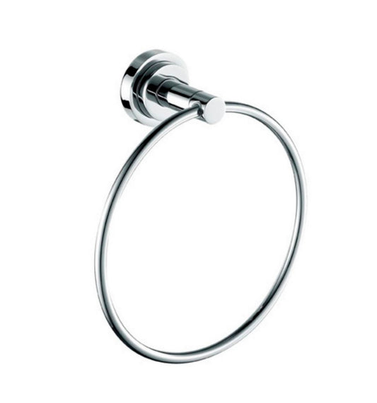 Aqua Rondo Towel Ring – Chrome