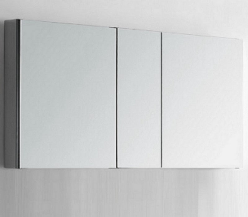 50″ Wide Mirrored Bathroom Medicine Cabinet