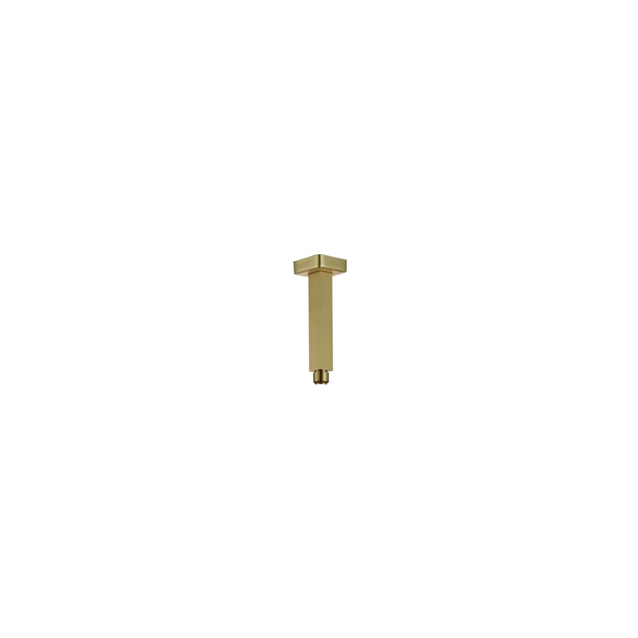 Aqua Piazza Gold Shower Set w/ 12″ Ceiling Mount Square Rain Shower and Handheld