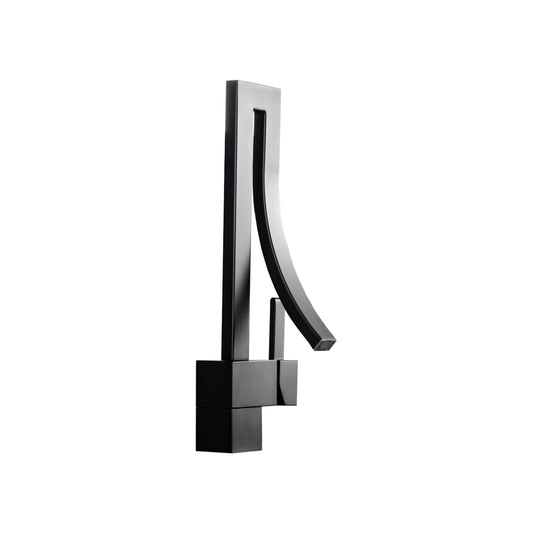Aqua Elegance Single Lever Wide Spread Faucet – Matte Black