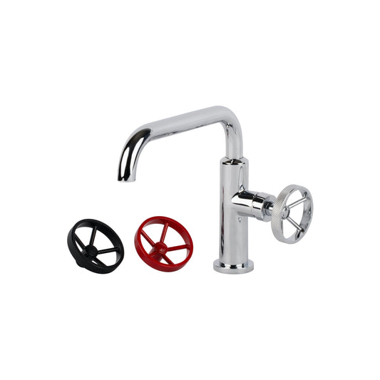 Aqua Loft Single Lever Bathroom Vanity Faucet with Side Handle – Chrome