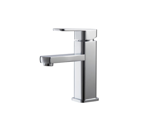 Aqua Soho Single Lever Wide Spread Bathroom Vanity Faucet – Chrome