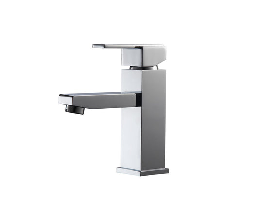 Aqua Piazza Single Lever Bathroom Vanity Faucet – Chrome