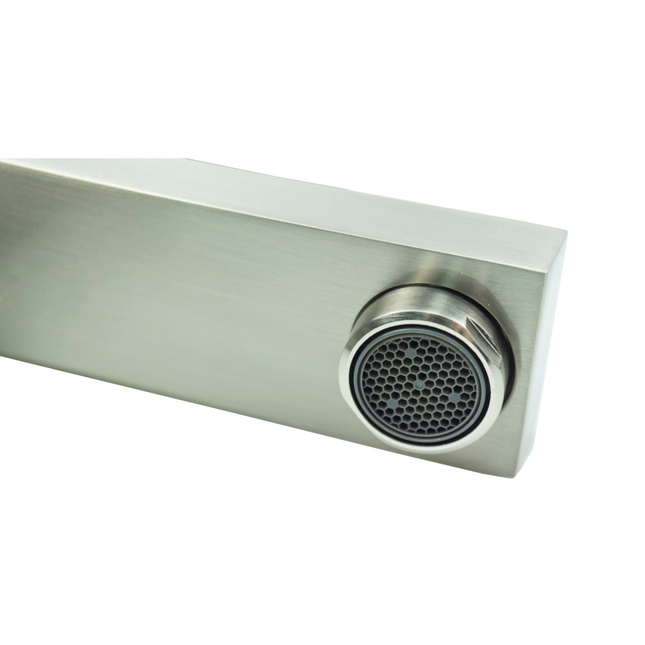 Aqua Kubo Single Lever Bathroom Vanity Faucet – Brushed Nickel