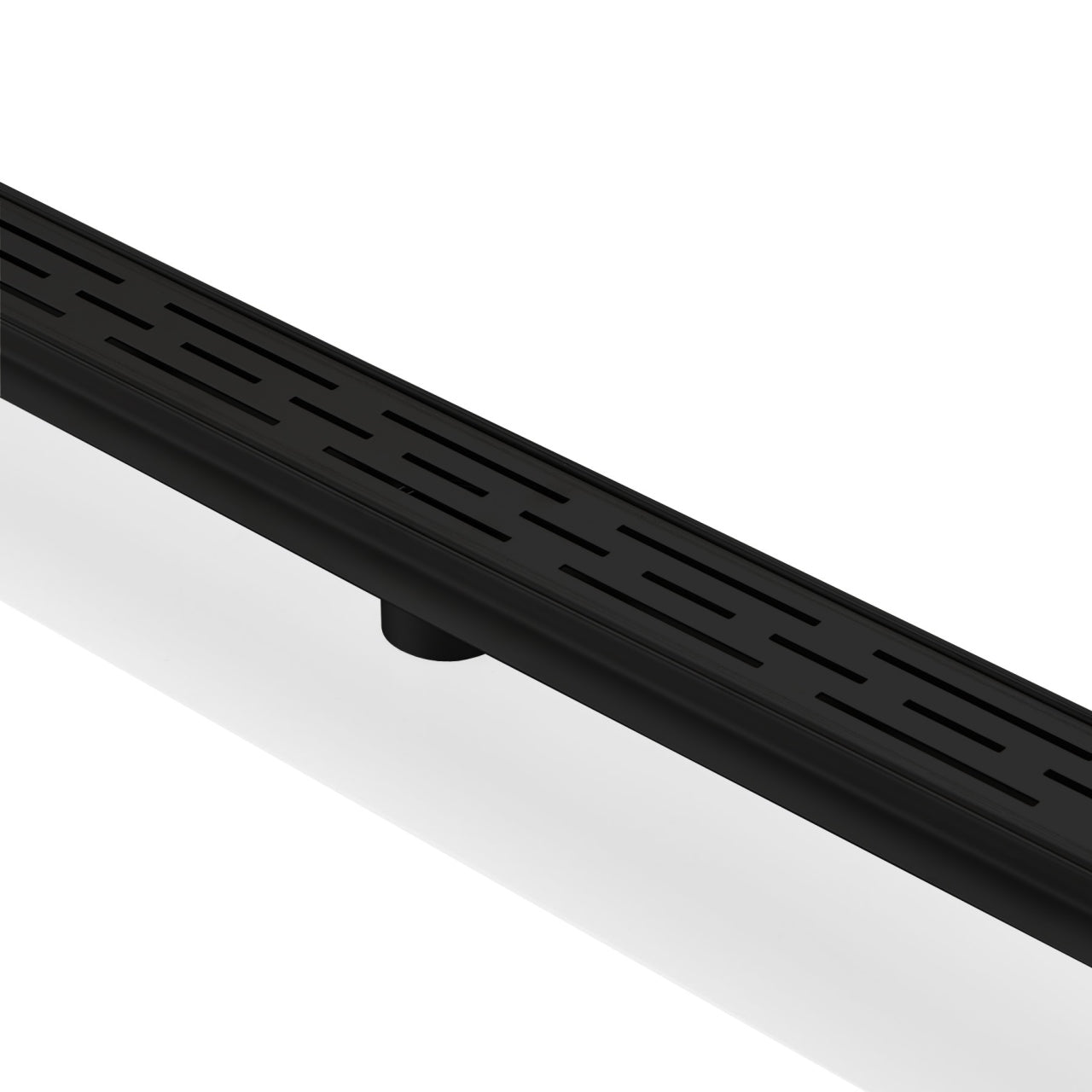 Kube 36″ Stainless Steel Linear Grate – Matte Black