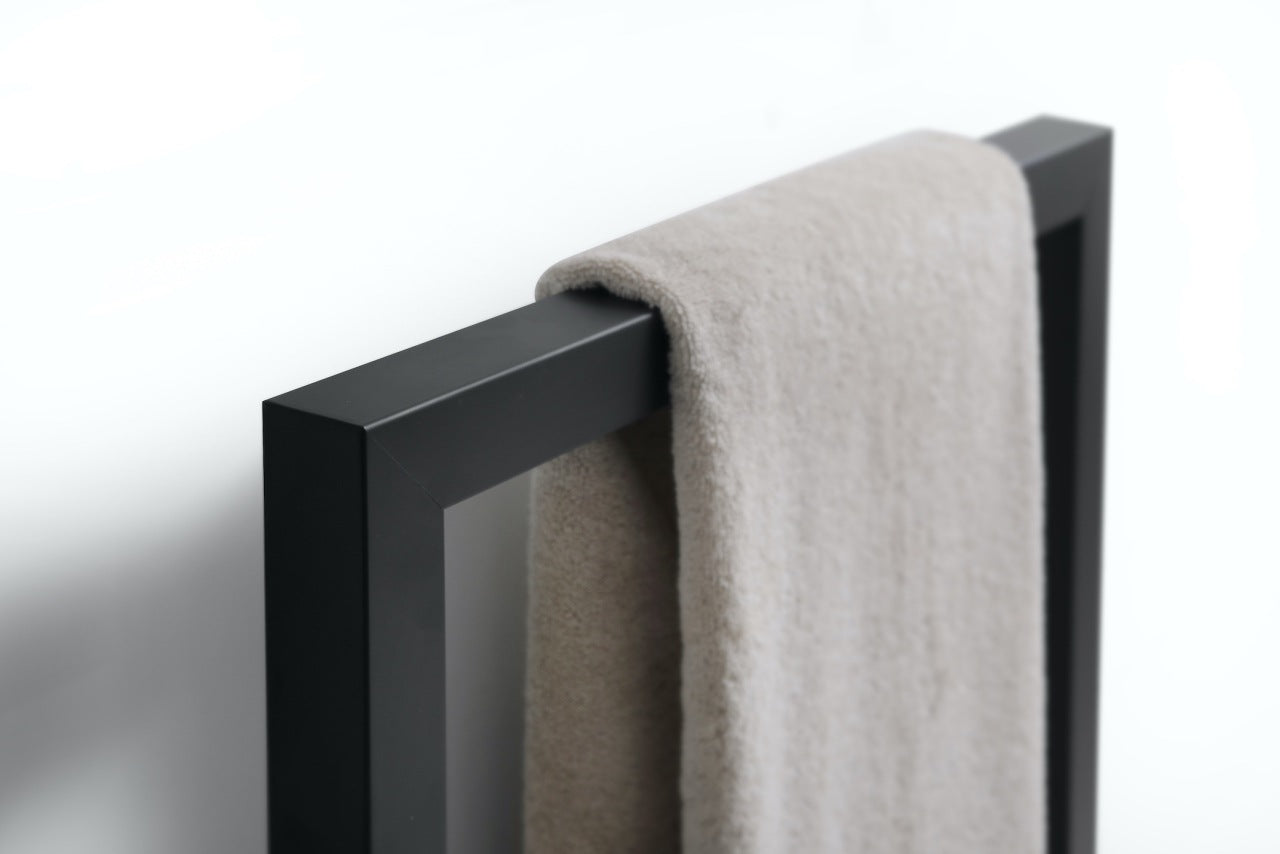 Cisco by KubeBath Free Standing Towel Rack – Matte Black