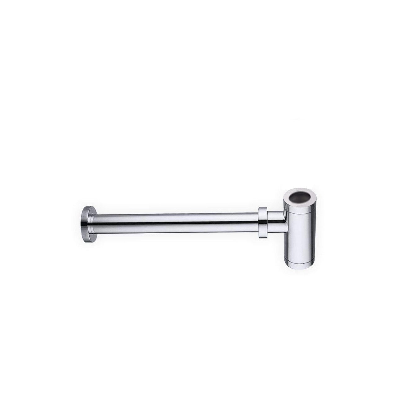 KubeBath Space Saving P-Trap in Chrome Finish