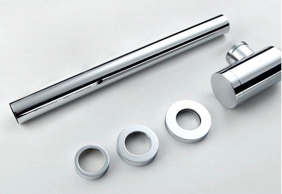 KubeBath Space Saving P-Trap in Chrome Finish