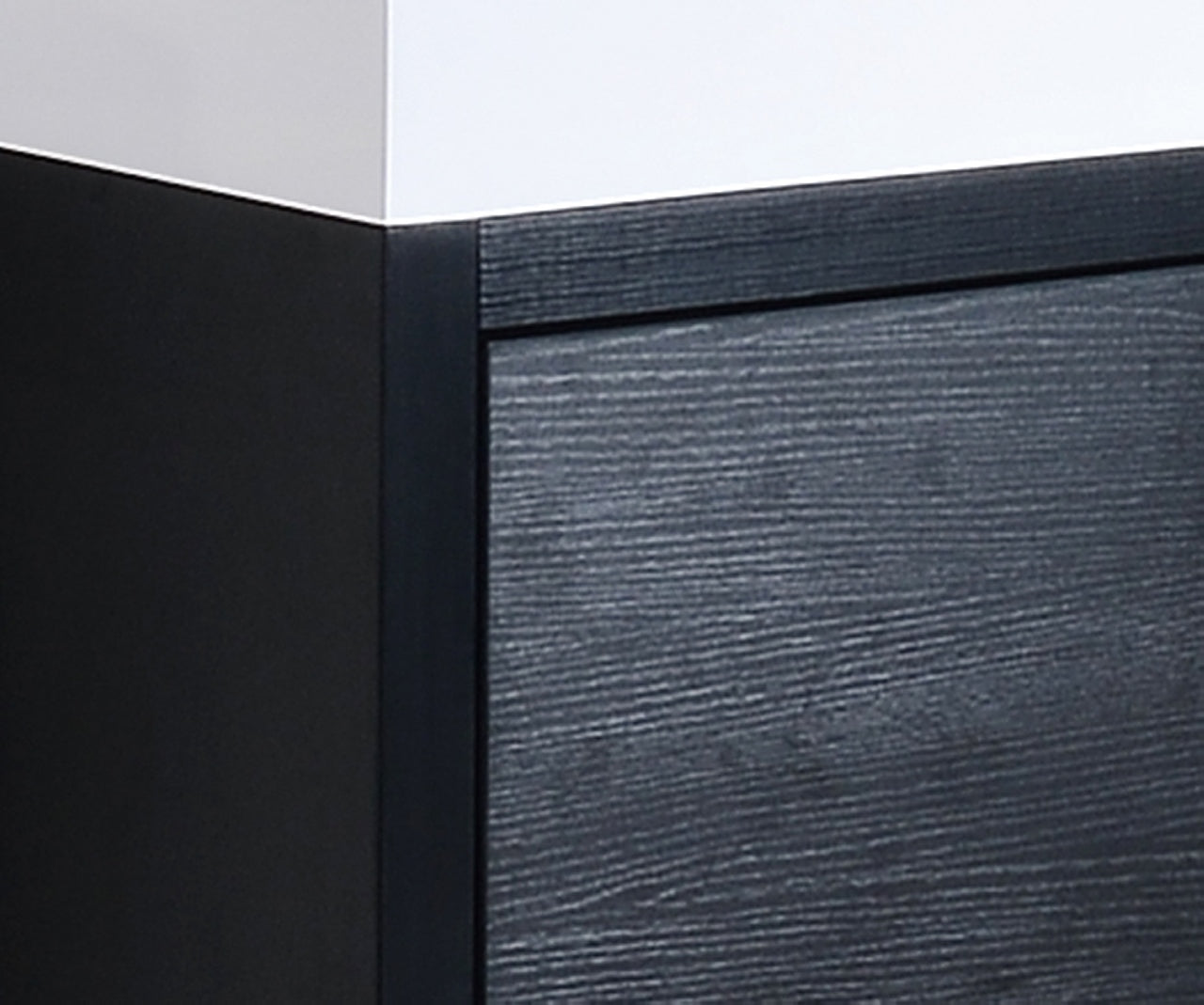 Bliss 48″ Black Free Standing Modern Bathroom Vanity