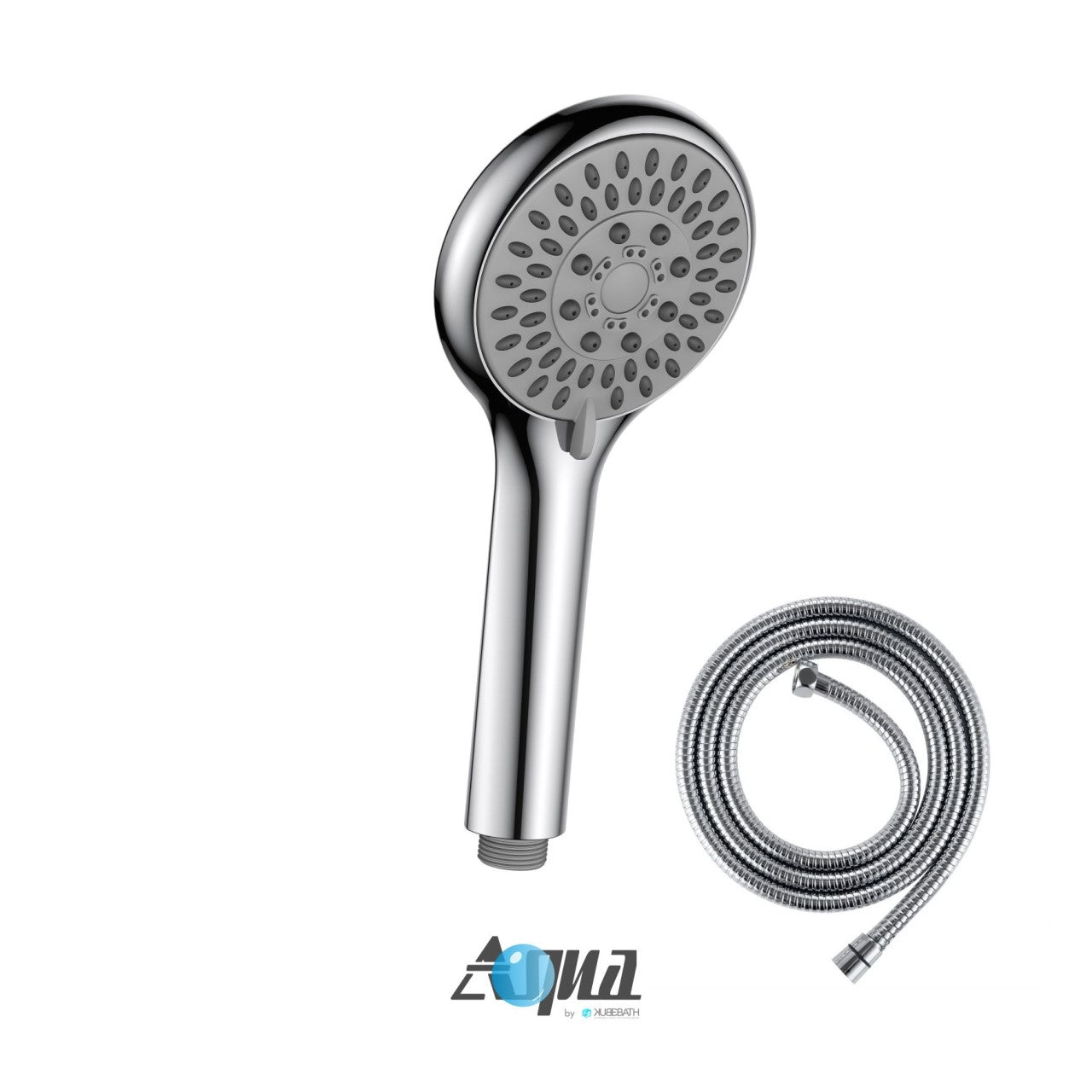 Aqua by KubeBath 4″ Multifunction Handheld With Flexible Hose